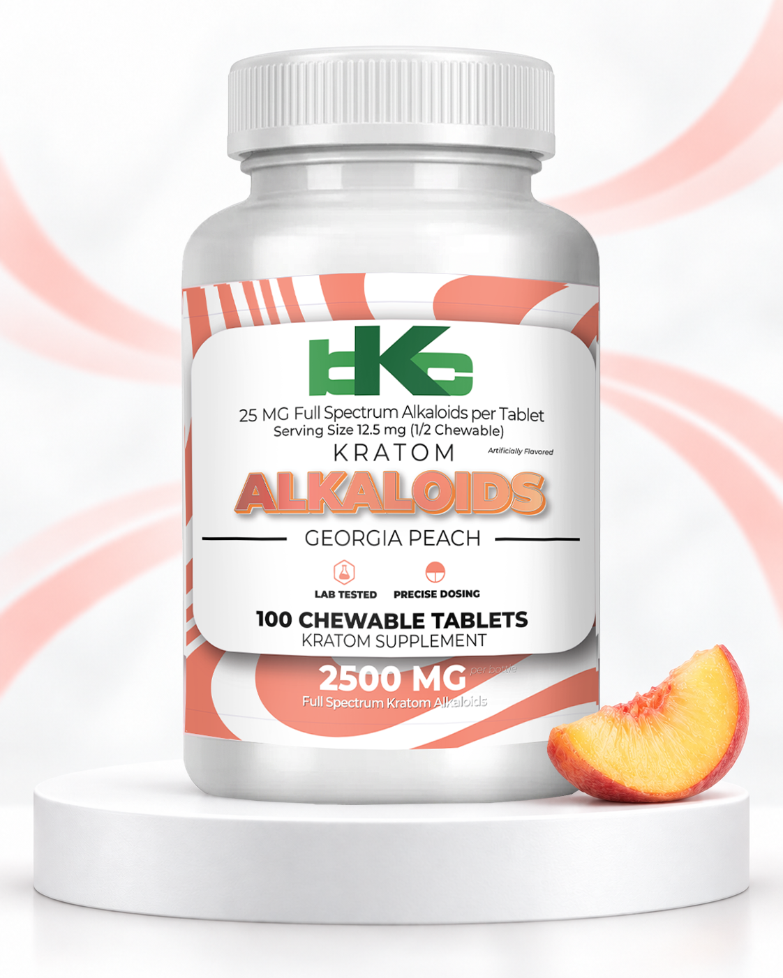 Alkaloids - 25mg Georgia Peach Chewable Tablets