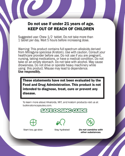 Alkaloids - 25mg Grape Chewable Tablets