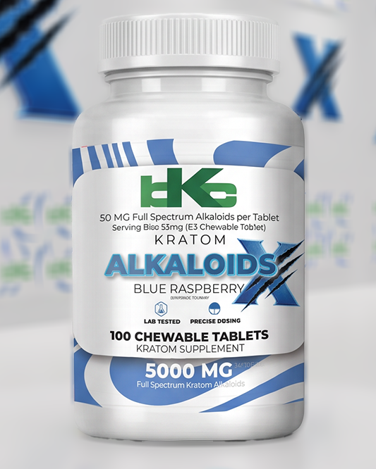 Alkaloids X - 50mg Blue Raspberry Chewable Tablets Special Intro Offer