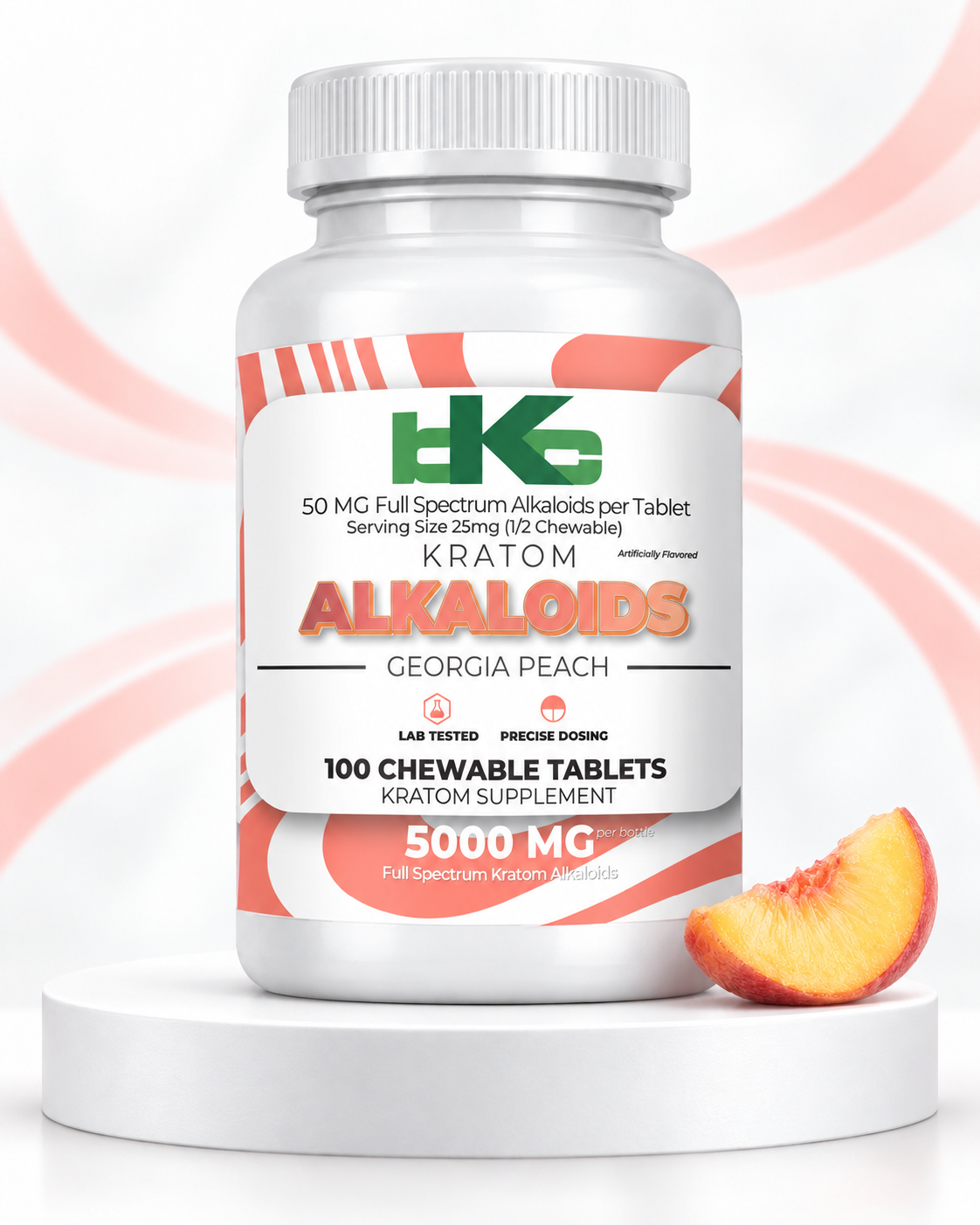 Alkaloids - 25mg Georgia Peach Chewable Tablets