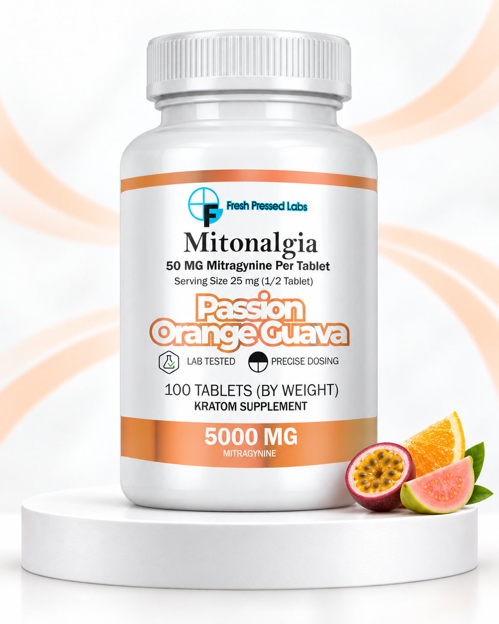 Mitonalgia 50MG MIT Tablets - Passion Orange Guava