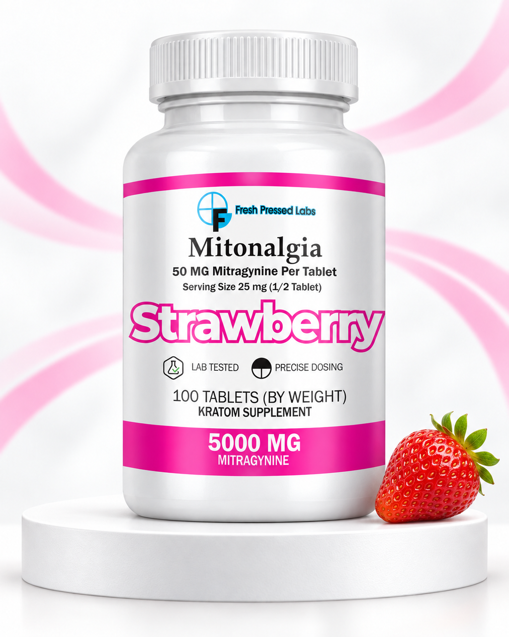 Mitonalgia 50MG MIT Tablets - Strawberry 🍓
