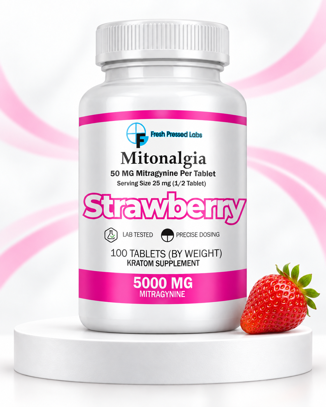 Mitonalgia 50MG MIT Tablets - Strawberry 🍓