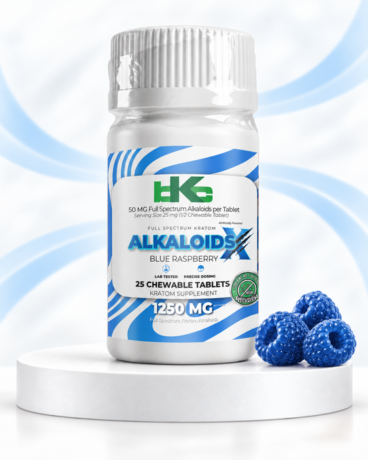 BKC Alkaloids - Blue Raspberry 50mg - 25 Count