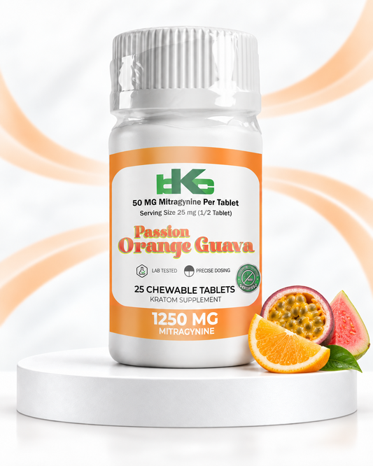 BKC MIT Chewable Tablets – Passion Orange Guava, 50 mg, 25 Count