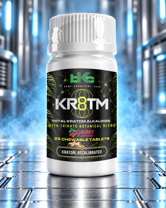 BKC KR8TM Cherry Chewable Tablets - Alkaloids & Triaktu Blend