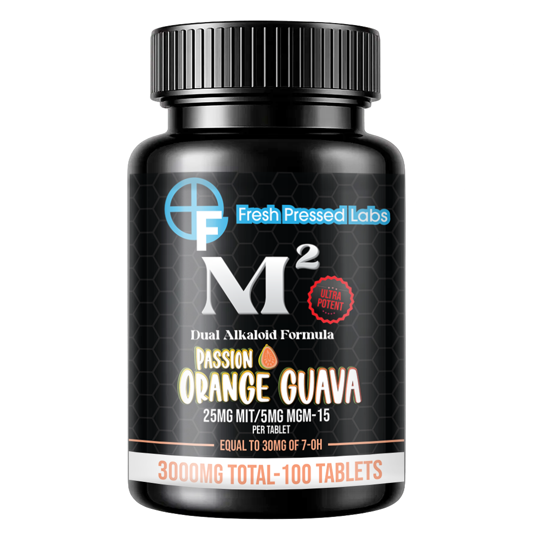 M² Passion Orange Guava 25mg MIT + 5mg MGM-15 Tablets