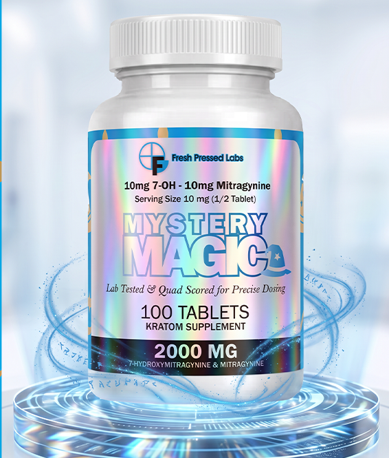 Mystery Magic V2.0 – 10mg 7-OH / 10mg MIT (Fresh Pressed Labs)