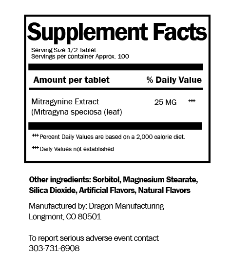 Mitonalgia 50MG MIT Tablets - Root Beer
