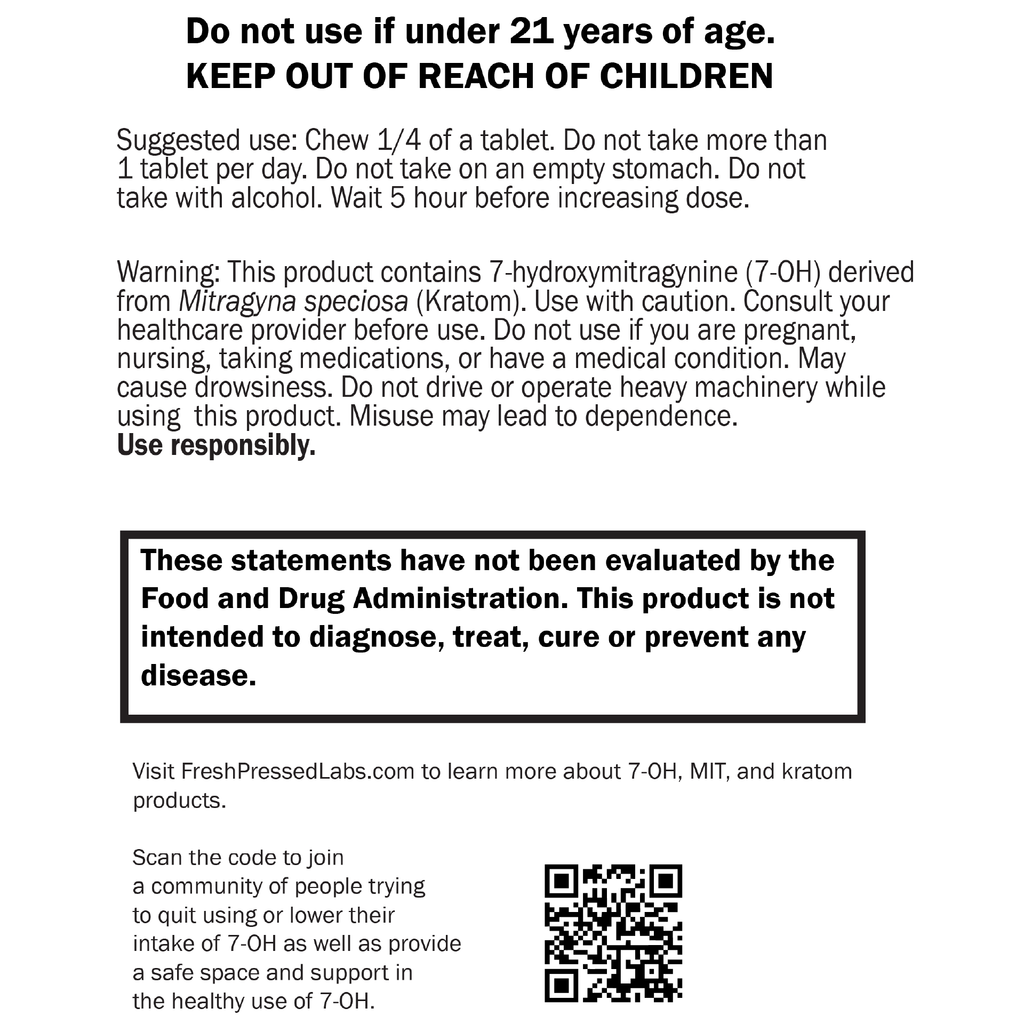 Mitonalgia 25MG MIT Tablets - Lemon Drop